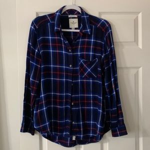 American Eagle plaid shirt. Boyfriend fit.